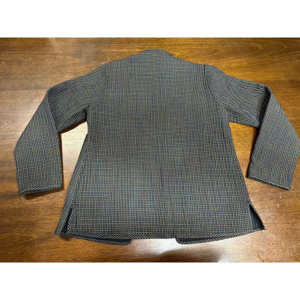Reversible Lagenlook Cottage Quilted Jacket Women XL Colorful Artsy Texture - Picture 3 of 14